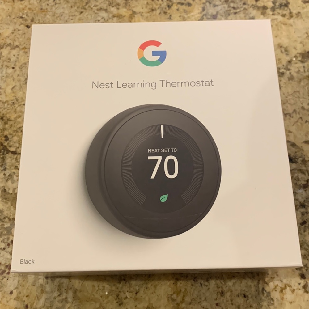 Nest Smart Learning Thermostat (black)